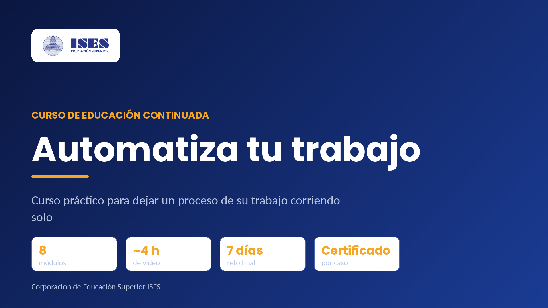 Automatiza tu trabajo